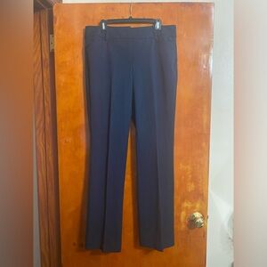 New York and Co 7th Ave Stretch Blue straight leg pants size 12 Tall